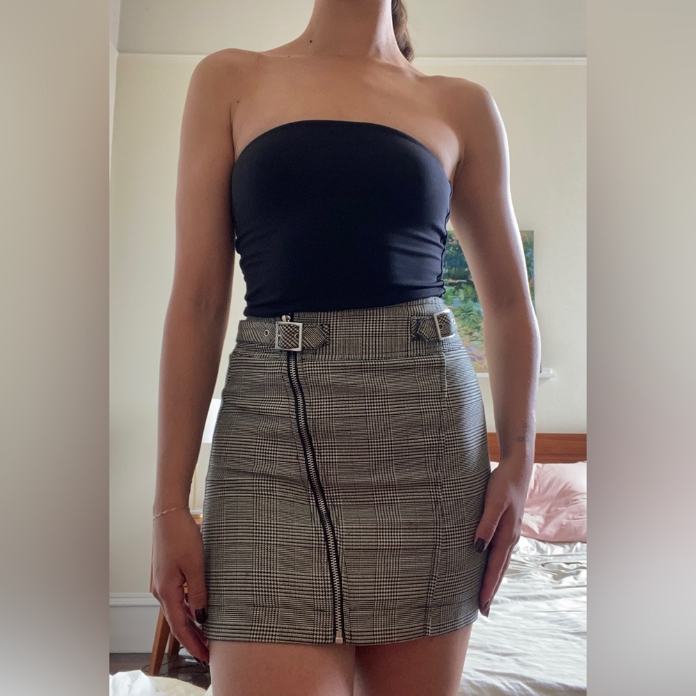 Cute Plaid Mini Skirt